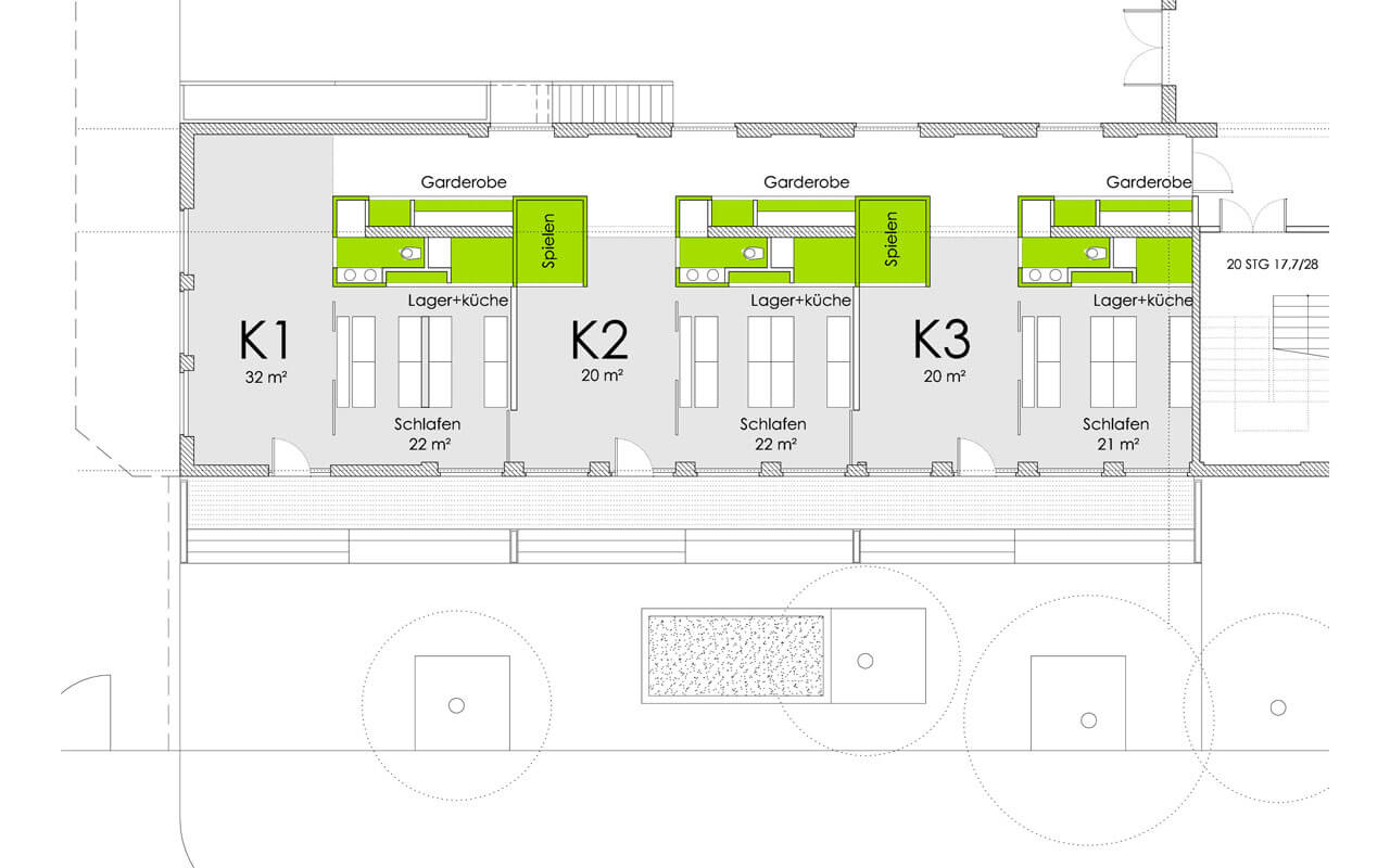 Haus des Kindes - Grundriss